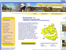 Tablet Screenshot of feriendomizil-mv.de